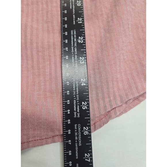 5.11 Tactical Shirt Women's M Red Tweed Snap Button Up Roll Tab Long Sleeve - Picture 8 of 13